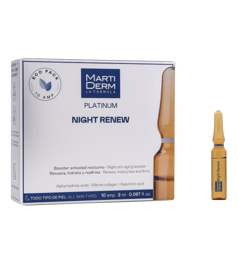 Martiderm Platinum Night Renew / Ампулы Ночное восстановление, 10х2 мл Martiderm Platinum Night Renew / Ампулы Ночное восстановление, 10х2 мл
